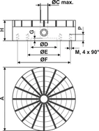 Magnetbord Runt Ø130mm RS 13
