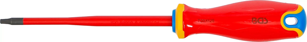 VDE-Skruvmejsel | Extra tunn spets | T-Profil (för Torx) T20