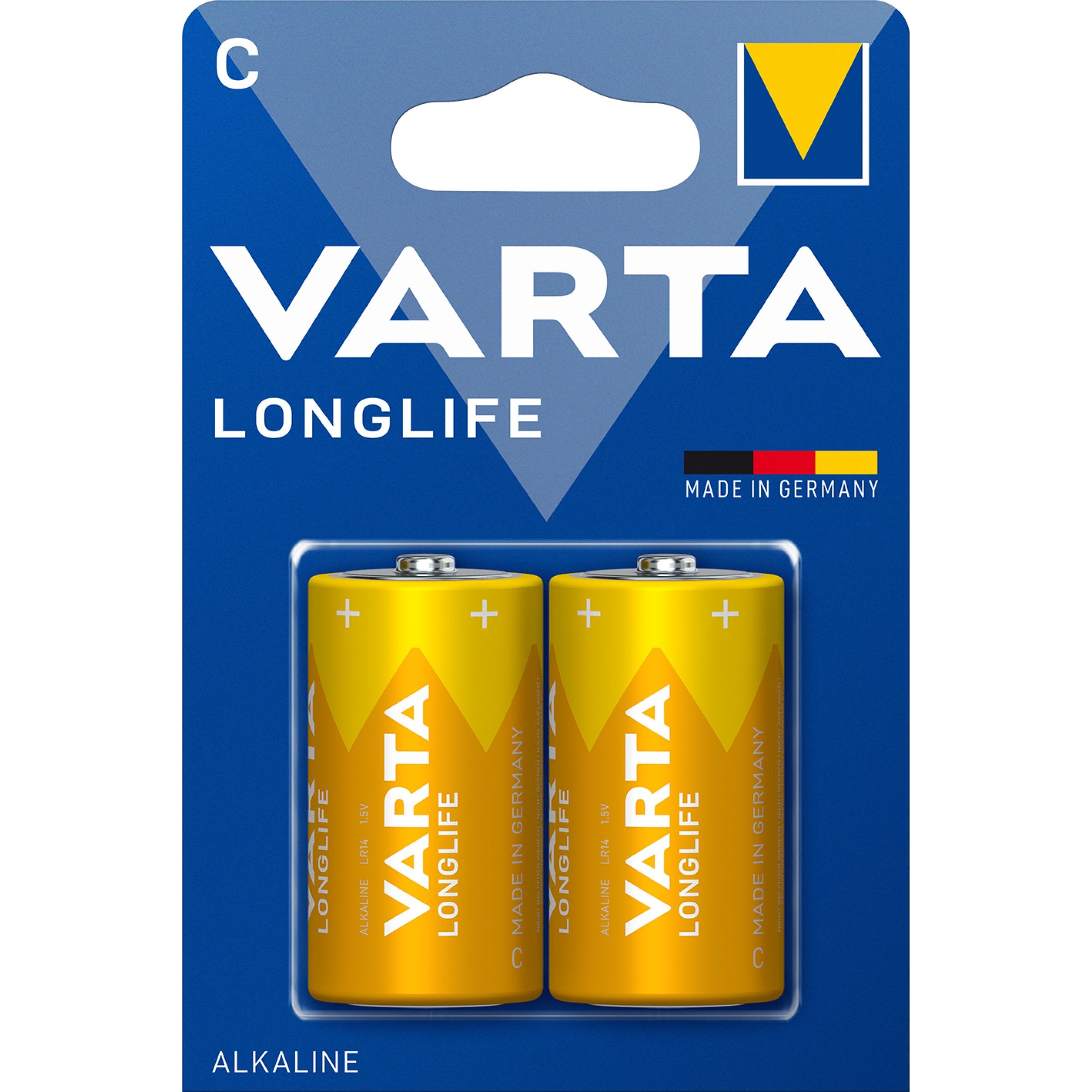 Batteri Longlife LR14 C 1,5V 2-pack blister