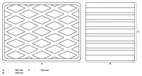 Gummiplattor | för lift | 160 x 120 x 100 mm