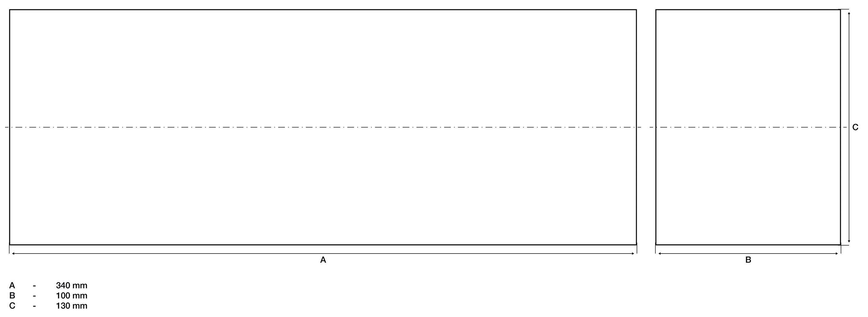 Skyddsblock | för lift | 340 x 130 x 100 mm