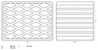 Gummiplattor | för lift | 160 x 120 x 115 mm