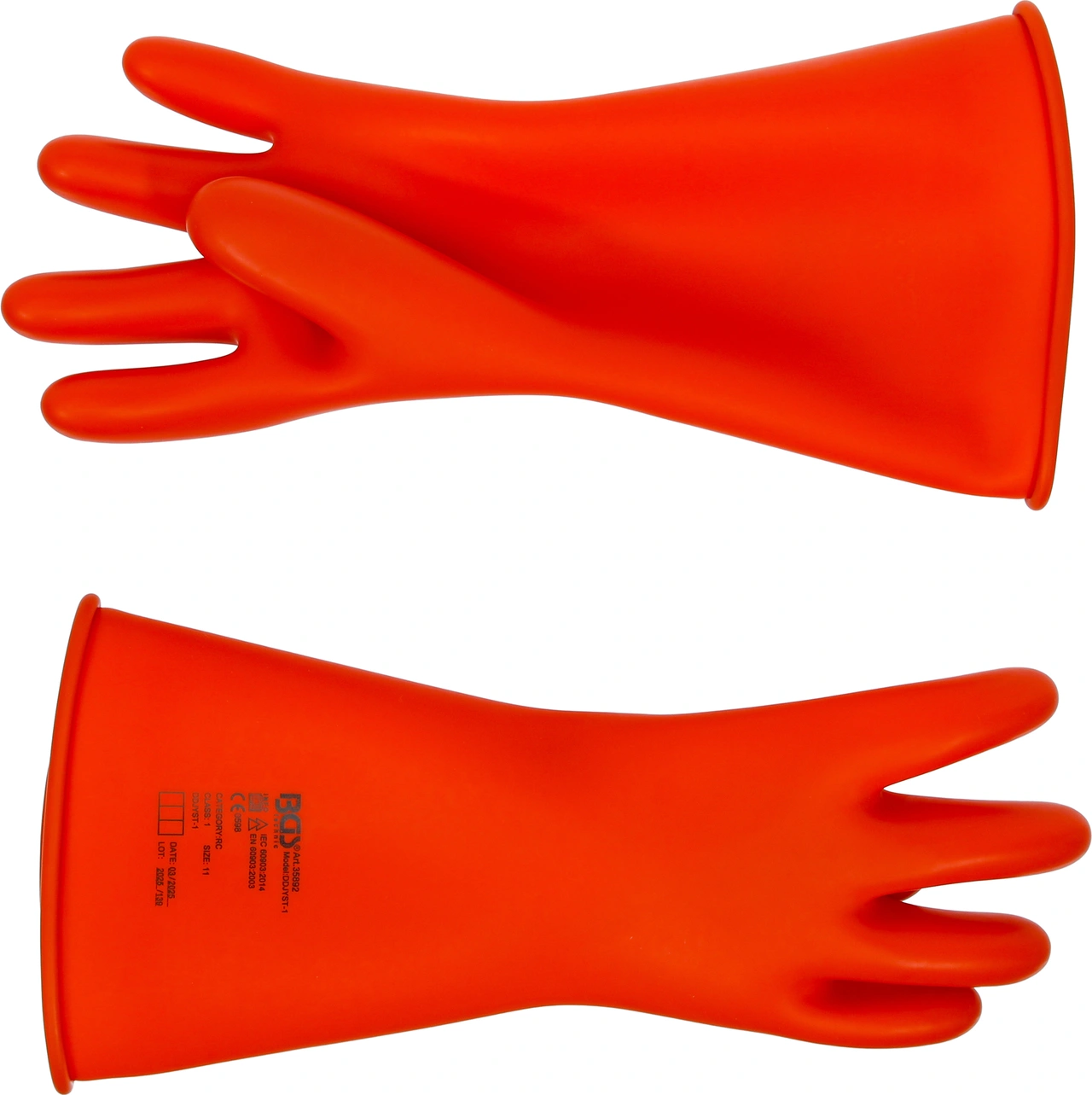 Elektrikerskyddshandskar | med naturlatex skyddande isolering | stl. 11 (XXL)