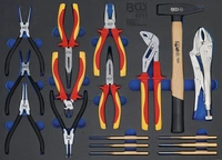 Verkstadsvagninlägg 3/3: Tång-, Sprintutdrivare-sats, hammare | 17 delar