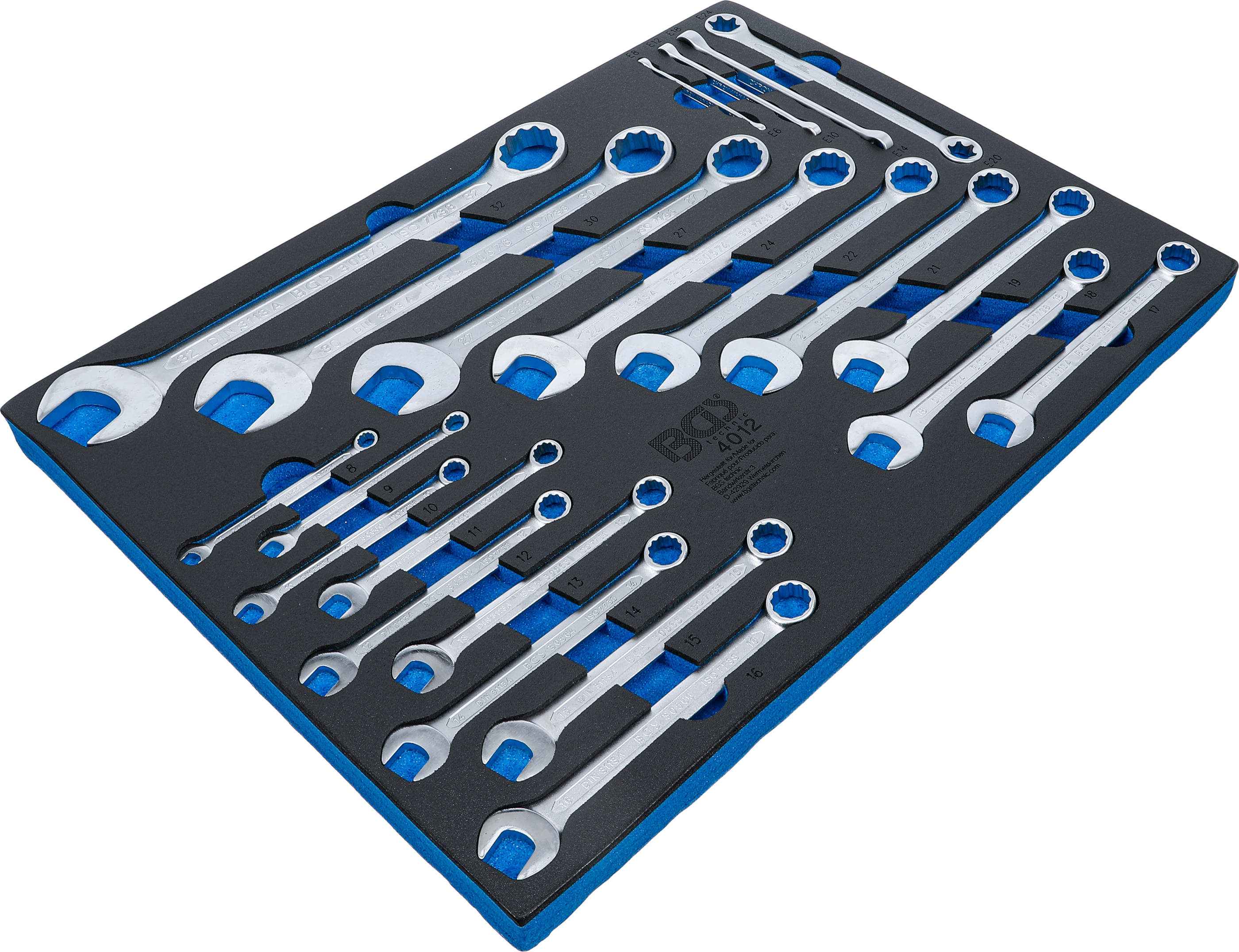 Verkstadsvagninlägg 3/3: U-ringnyckel och E-Profil-Nyckel | 22 delar