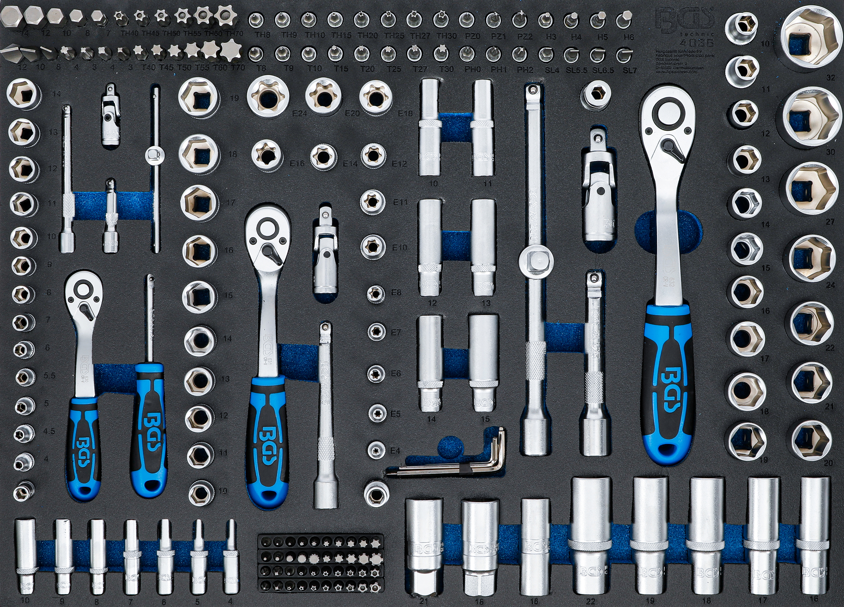 Verkstadsvagninlägg 3/3: Hylsnyckel-sats | 192 delar