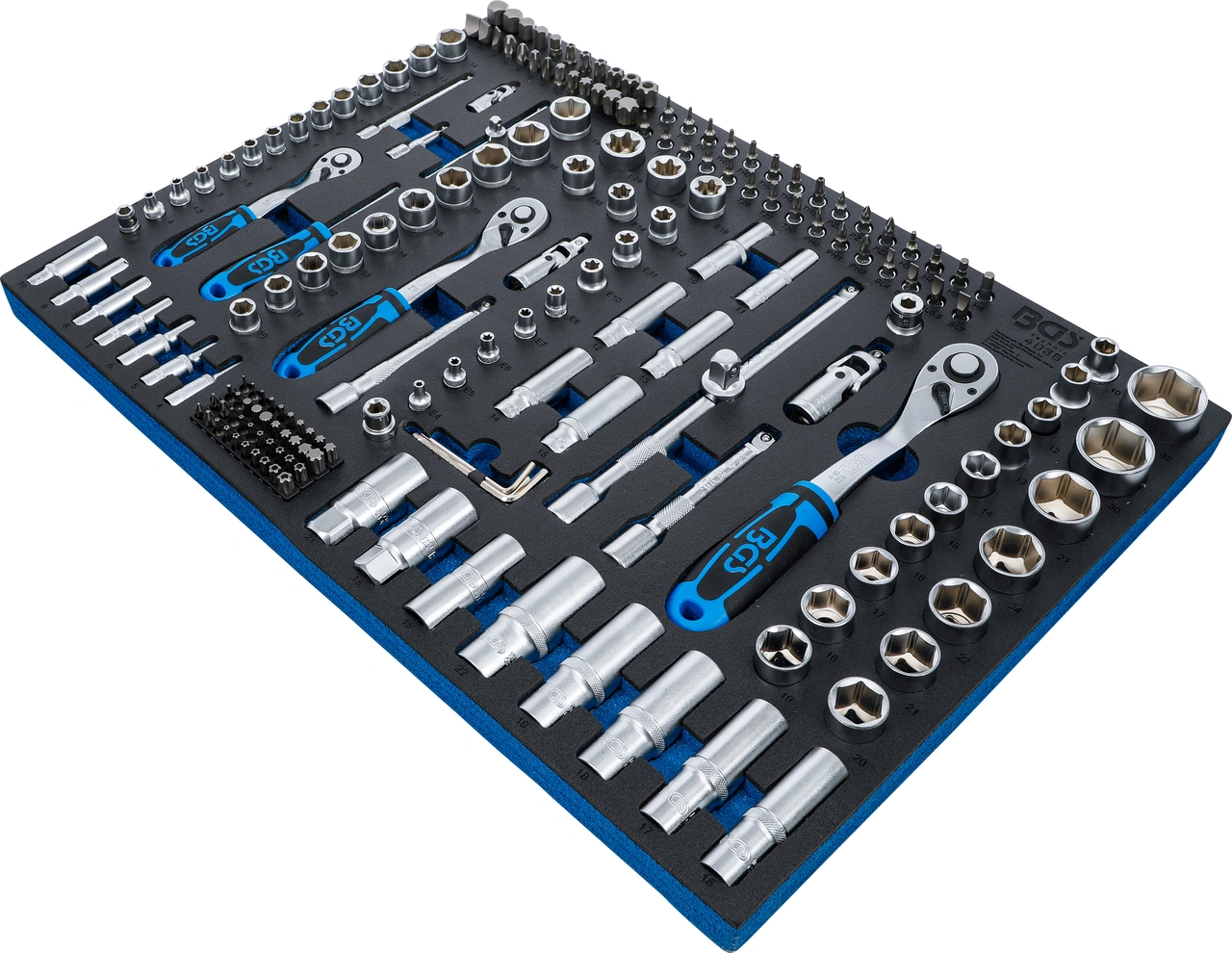 Verkstadsvagninlägg 3/3: Hylsnyckel-sats | 192 delar