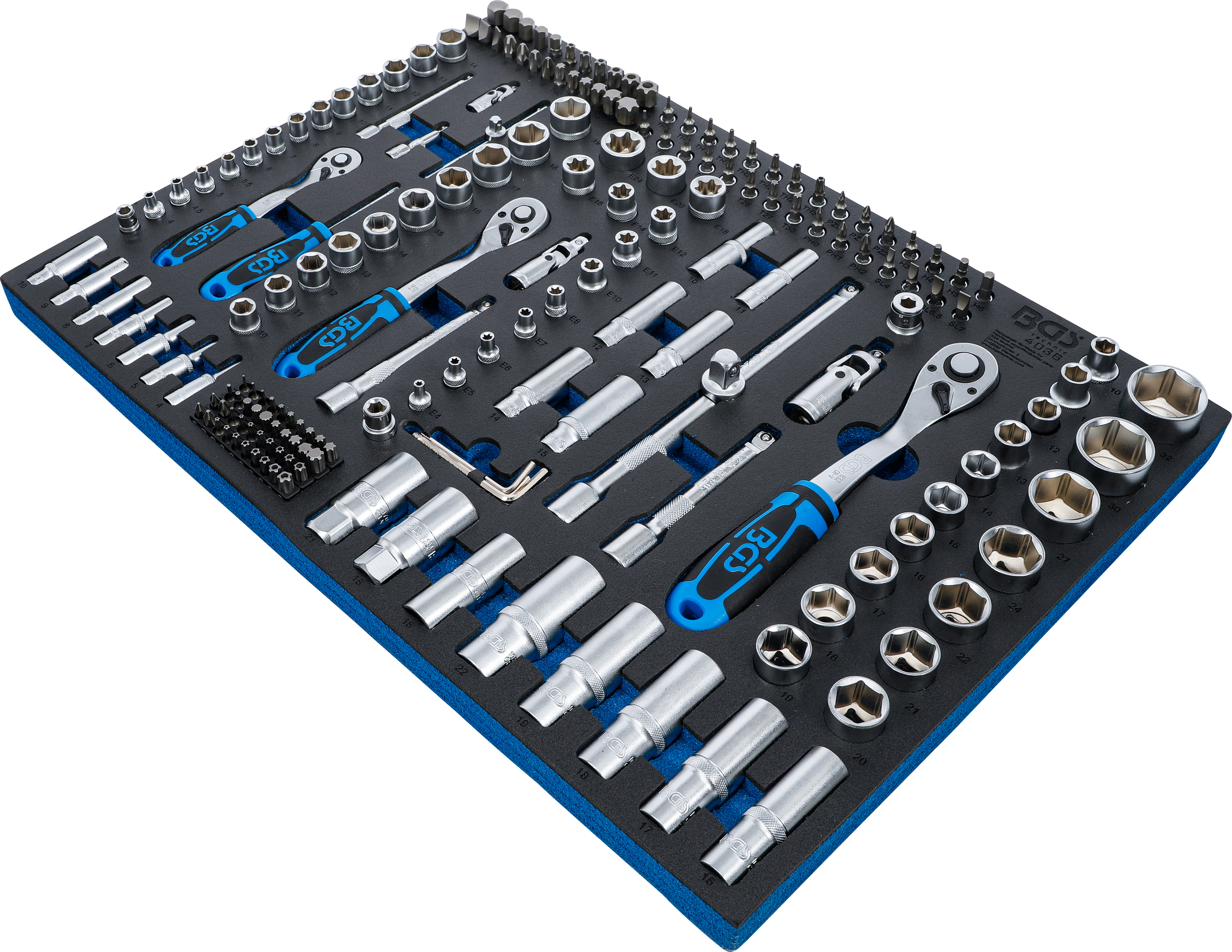 Verkstadsvagninlägg 3/3: Hylsnyckel-sats | 192 delar