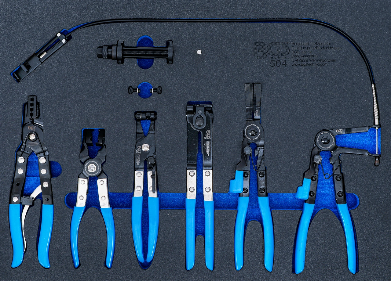 Verkstadsvagninlägg 3/3: Slangklämtång-sats