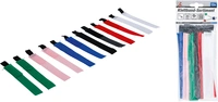 Kardborreband-sortiment | 20 x 190 mm | 12 delar