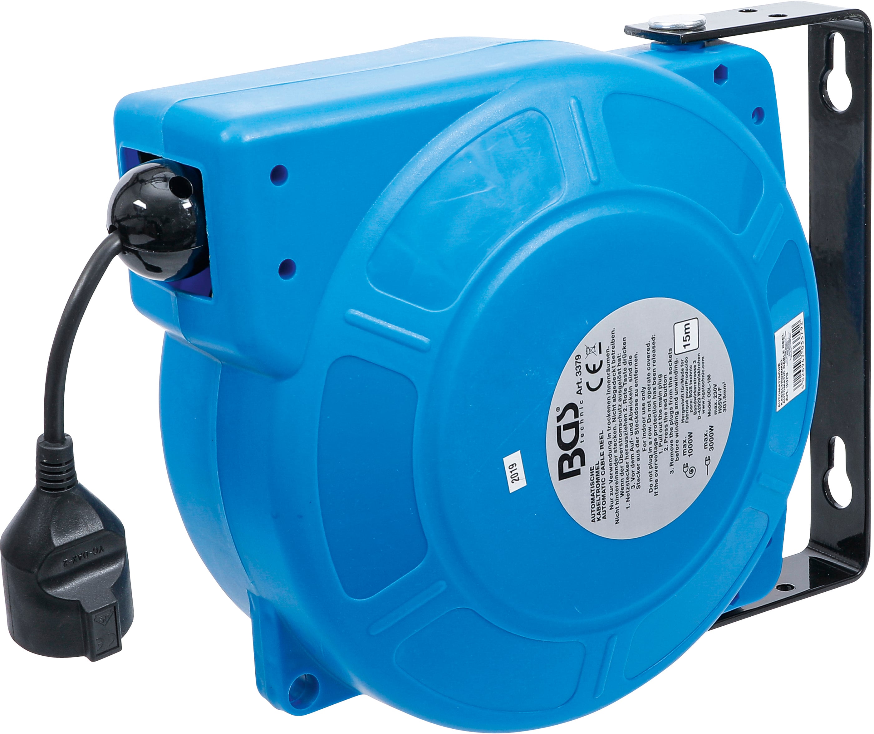 Automatisk kabeltrumma | 15 m