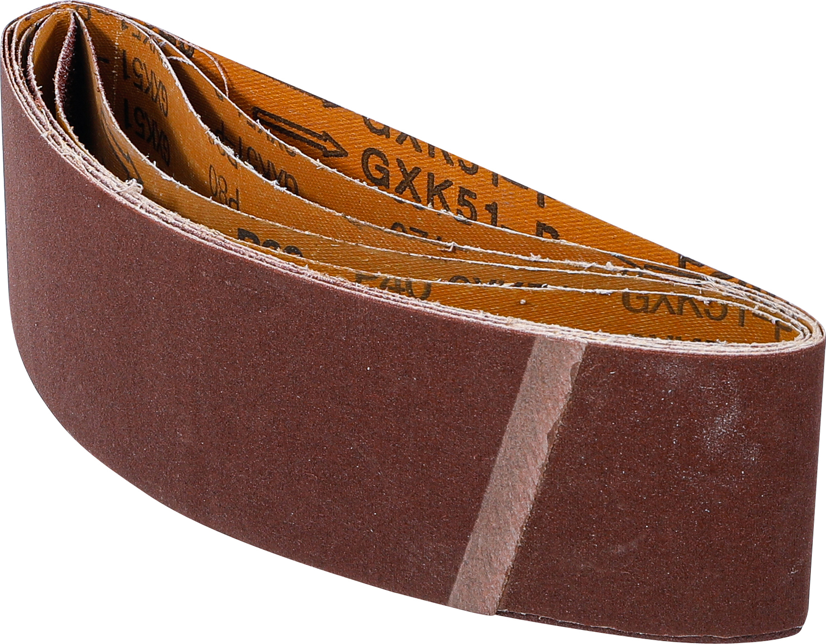 Slipband-sats | för bandslip | 75 x 533 mm | K 40 - 60 - 80 - 120 - 240 | 5 delar