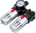 Tryckluft-filter / smörjarenhet med tryckregulator