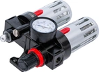Tryckluft-filter / smörjarenhet med tryckregulator