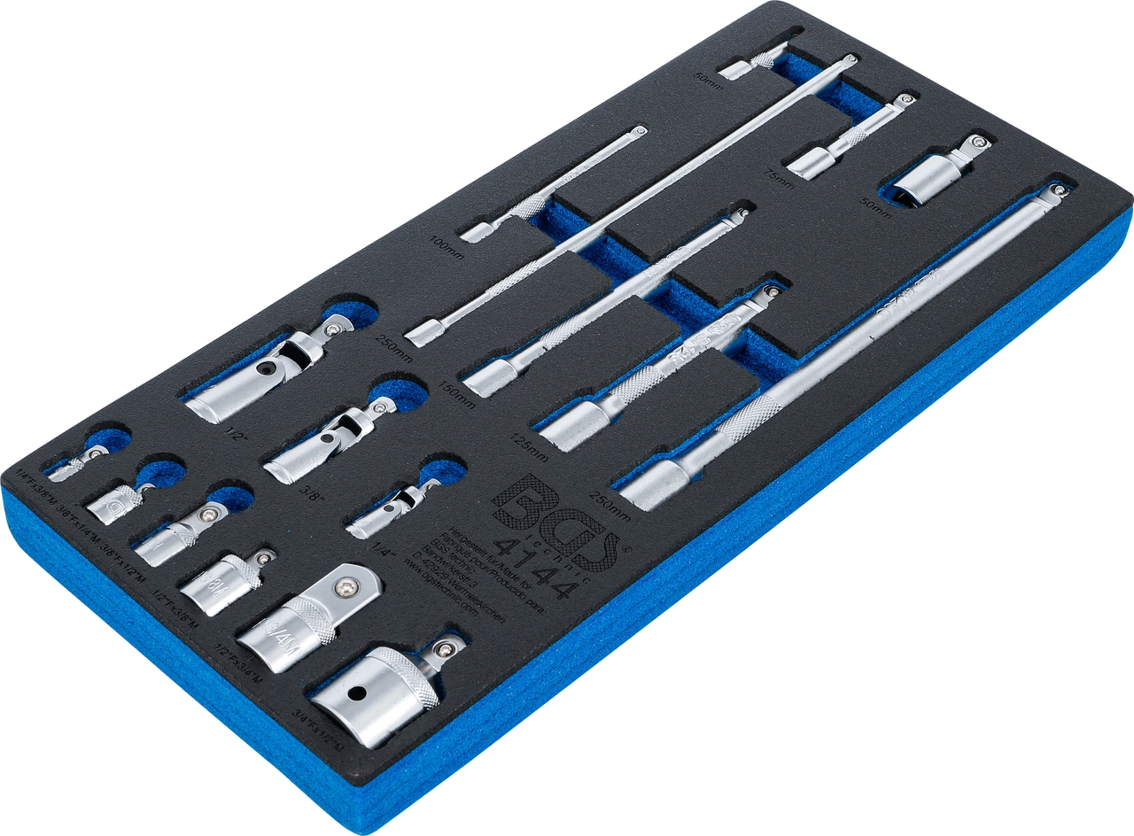 Verkstadsvagninlägg 1/3: Förlängnings-, Adapter- och Länk-sats | 17 delar