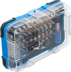 Color-Bit-sats | med spärrskaft för bits | Yttre sexkant 6,3 mm (1/4") | 43 delar