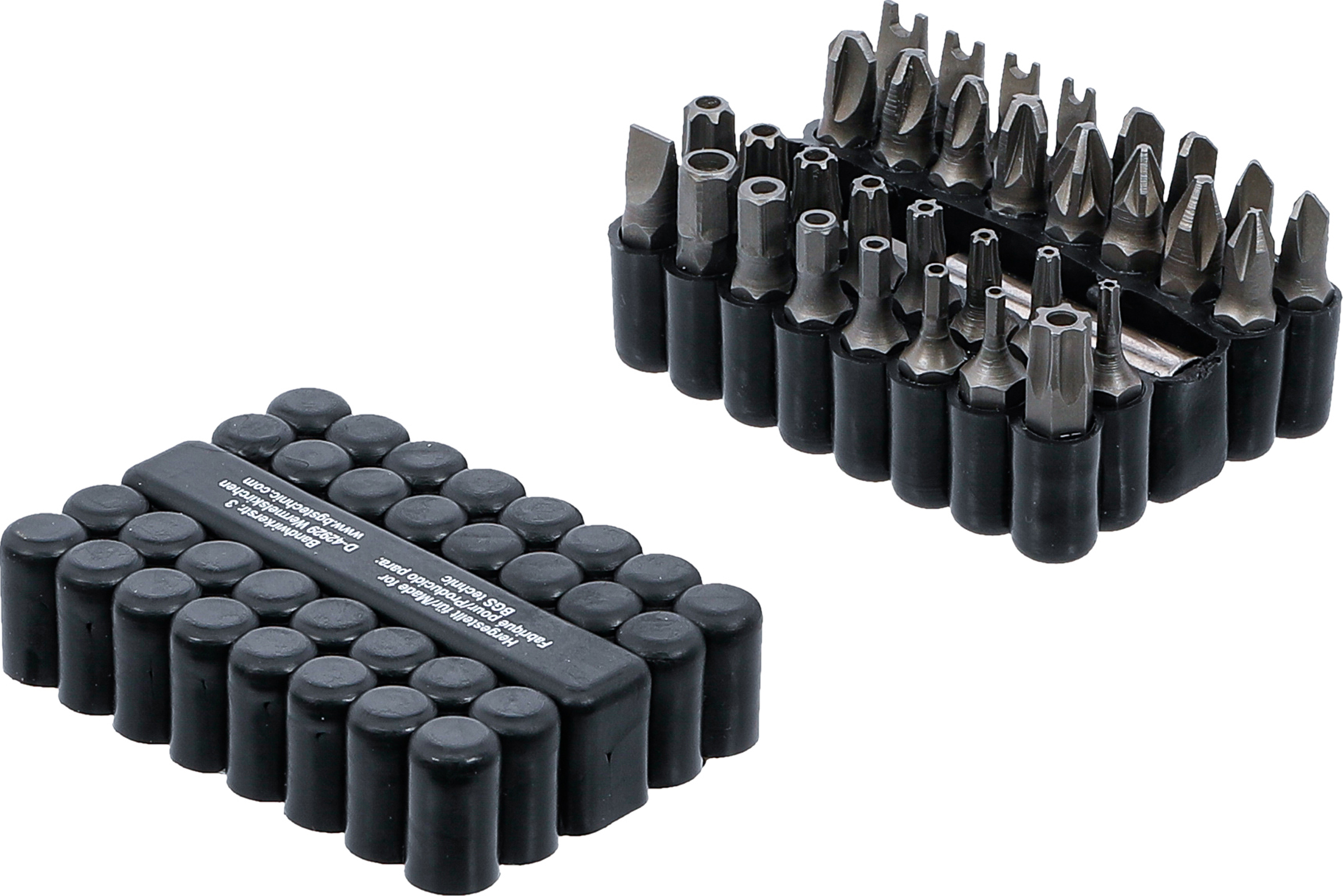 Bit-sats | Kort | Yttre sexkant 6,3 mm (1/4") | Olika profiler | 33 delar