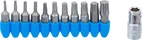 Bit-sats | Yttre sexkant 6,3 mm (1/4") | T-Profil (för Torx) | 11 delar