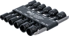 Hylsa-sats Sexkant | Yttre sexkant 6,3 mm (1/4") | för Borrmaskiner | 1/4 - 1/2", 6 - 13 mm | 14 delar
