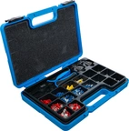 Presstång-sats | med 2 par backar | med kabelsko-sortiment | 1000 delar