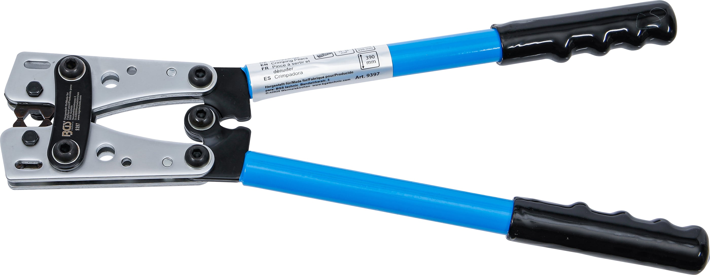 Presstång | för kabelskor | 6 - 50 mm²