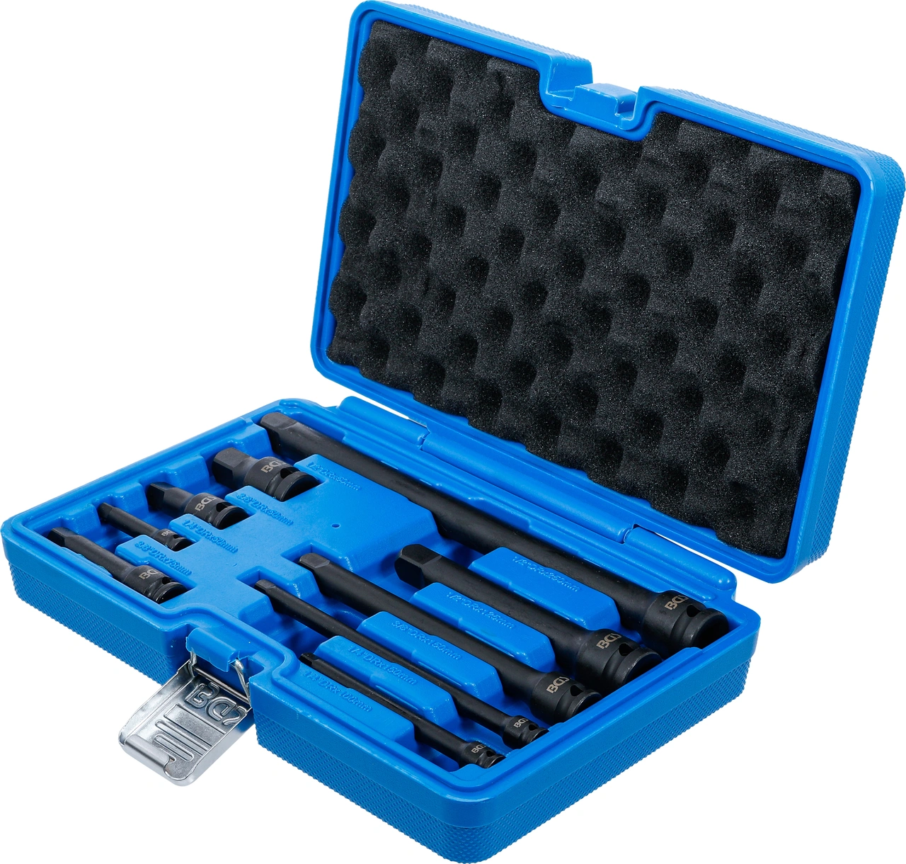 Kraft-Förlängnings-sats | 6,3 mm (1/4") / 10 mm (3/8") / 12,5 mm (1/2") | 9 delar