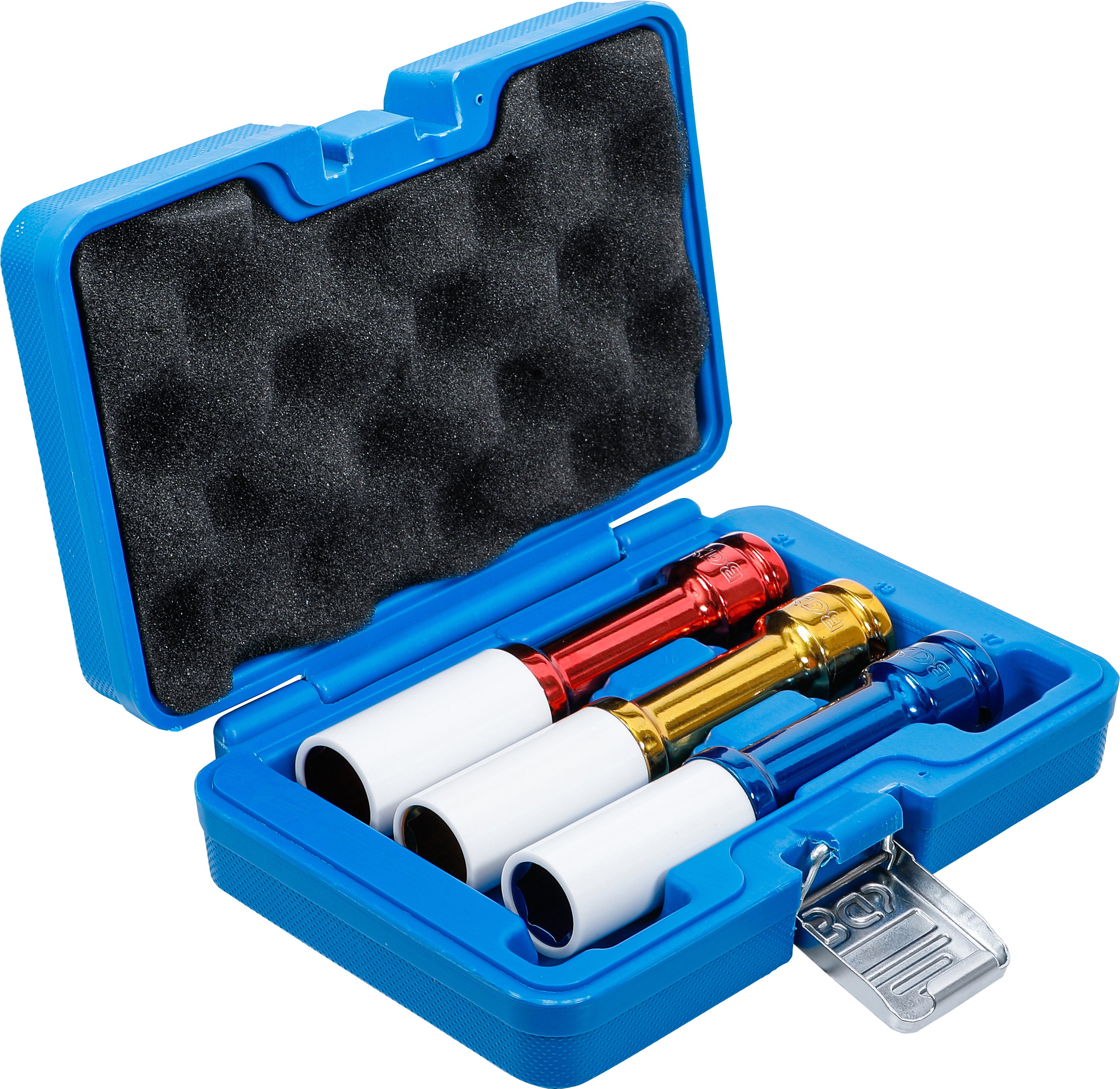 Kraft-Skoninsats-sats | 12,5 mm (1/2") | 150 mm djup | 17 / 19 / 21 mm | 3 delar