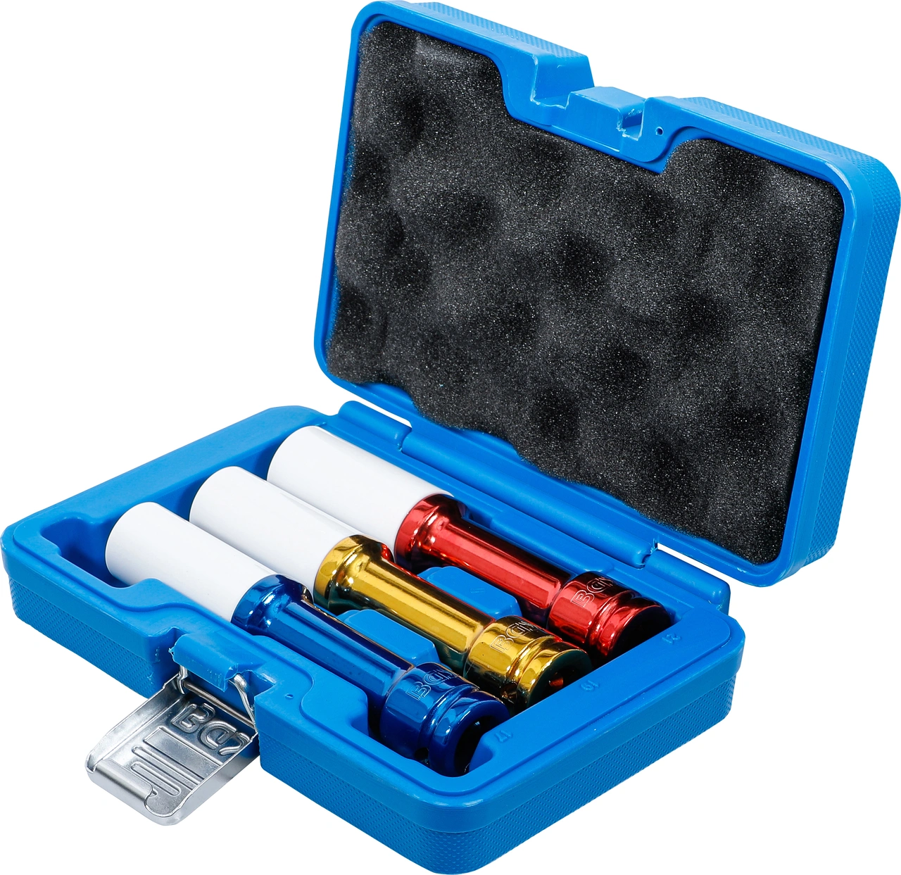 Kraft-Skoninsats-sats | 12,5 mm (1/2") | 150 mm djup | 17 / 19 / 21 mm | 3 delar