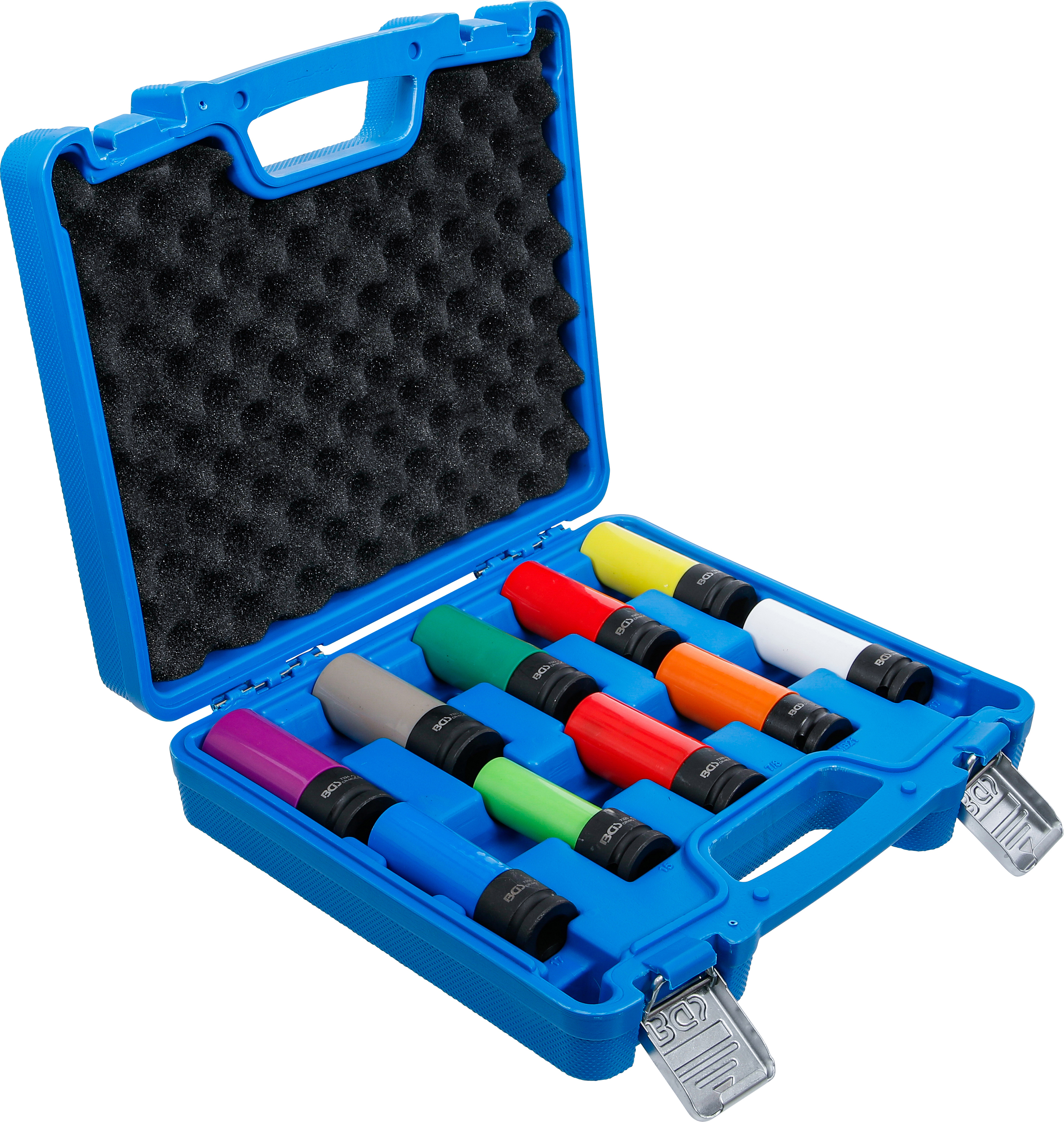 Kraft-skonhylsa-sats | 12,5 mm (1/2") | 15 - 24 mm och specialhjulbultar | 10 delar