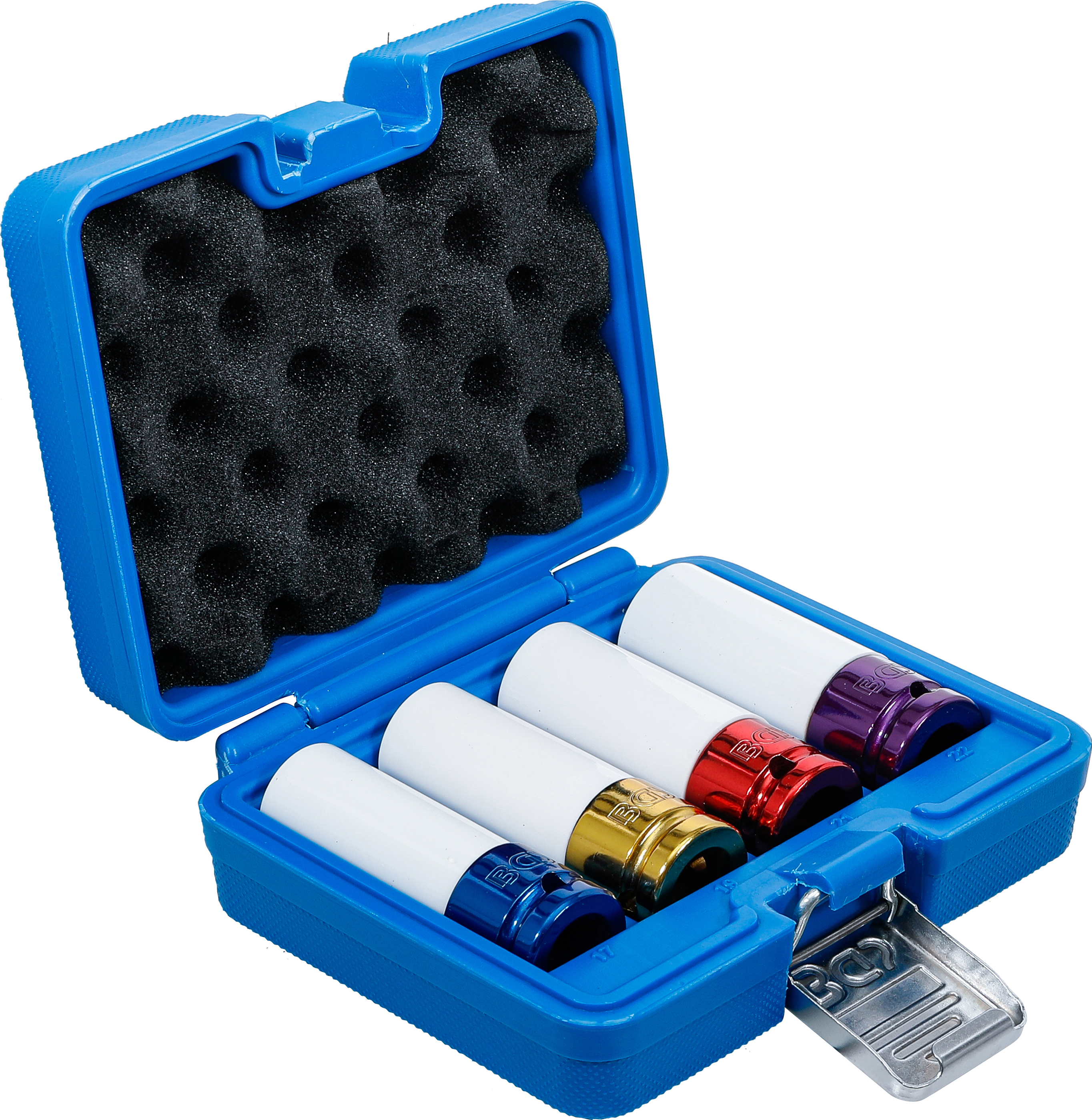 Kraft-Skoninsats-sats | Inre fyrkant 12,5 mm (1/2") | 17 / 19 / 21 / 22 mm | 4 delar