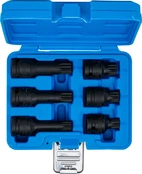 Kraft-Bit-Insats-sats | 12,5 mm (1/2") | Inre mångtandad (för XZN) M14 - M18 | 6 delar