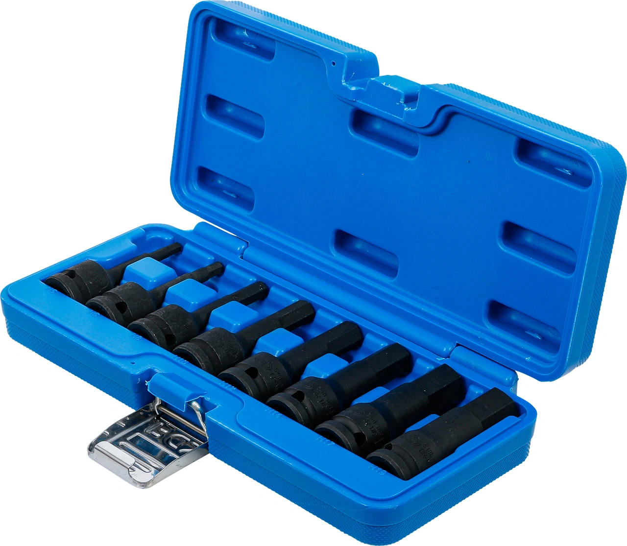 Kraft-Bit-Insats-sats | 12,5 mm (1/2") | Inre sexkant 5 - 19 mm | 8 delar
