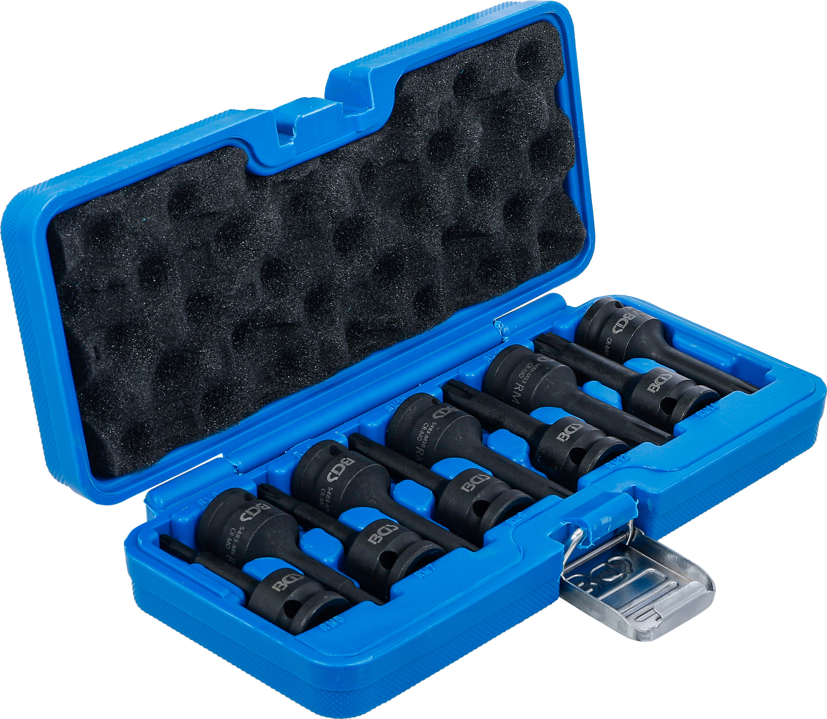 Kraft-Bit-Insats-sats | 12,5 mm (1/2") | Kil-profil (för Ribe) M5 - M14 | 9 delar