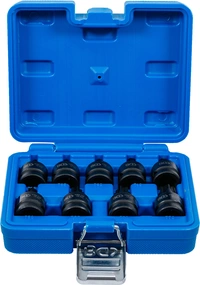 Kraft-Bit-Insats-sats | 12,5 mm (1/2") | T-Profil (för Torx) T20 - T70 | 9 delar