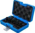 Krafthylsa-sats | E-Profil Plus | 6,3 mm (1/4"), 10 mm (3/8"), 12,5 mm (1/2") | EP4 - E32 | 19 delar