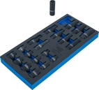 Verkstadsvagninlägg 1/3: Kraft-hylsor sexkant (1/2") | 20 delar