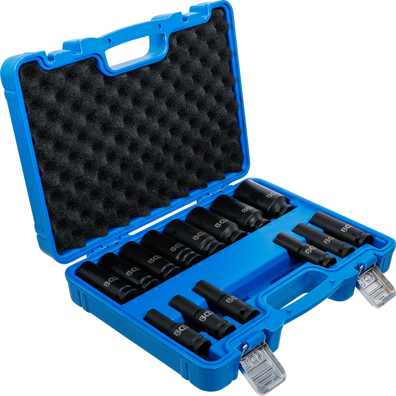 Krafthylsa-sats Sexkant | 12,5 mm (1/2") | 10 - 32 mm | 14 delar