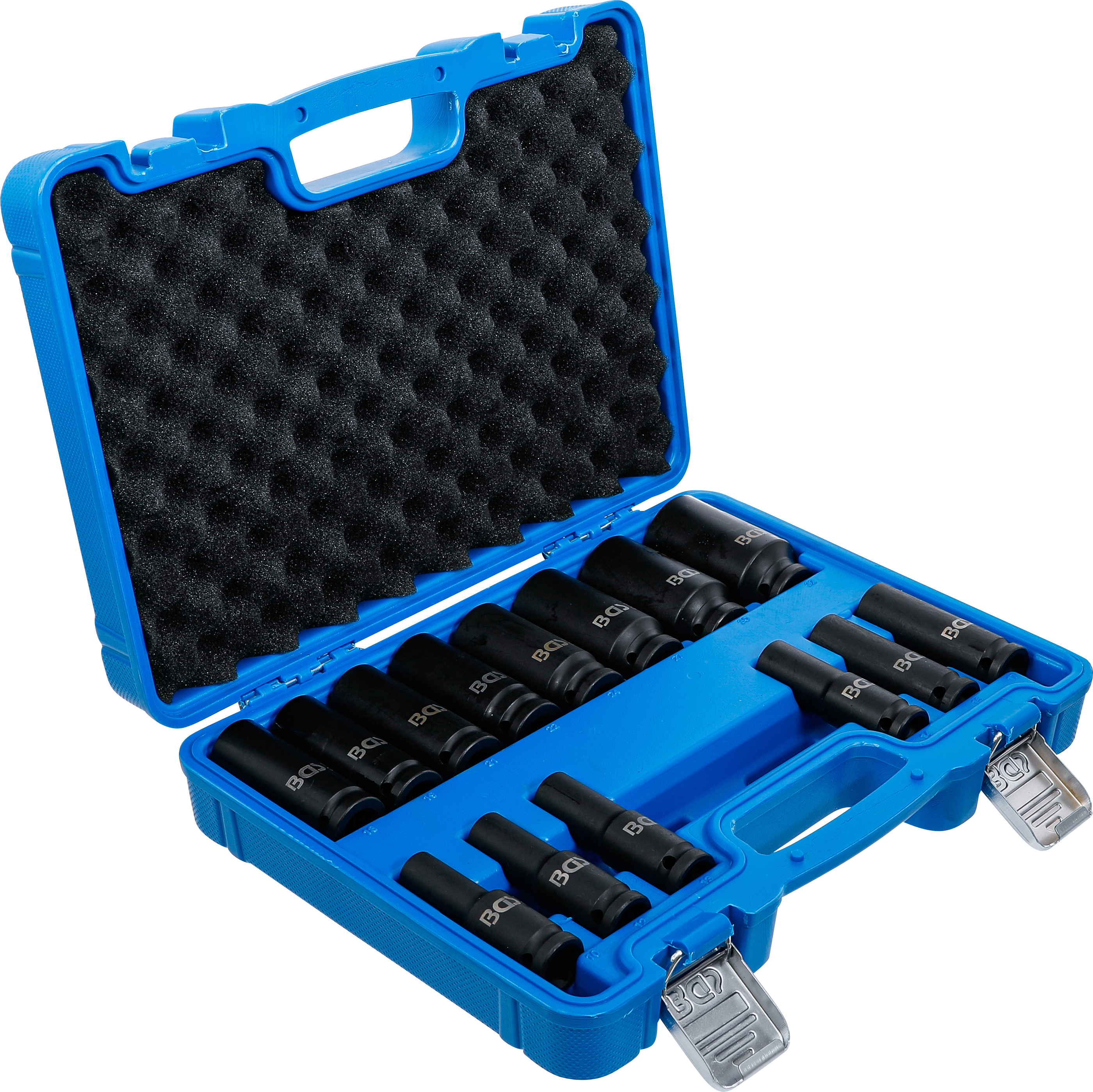 Krafthylsa-sats Sexkant | 12,5 mm (1/2") | 10 - 32 mm | 14 delar