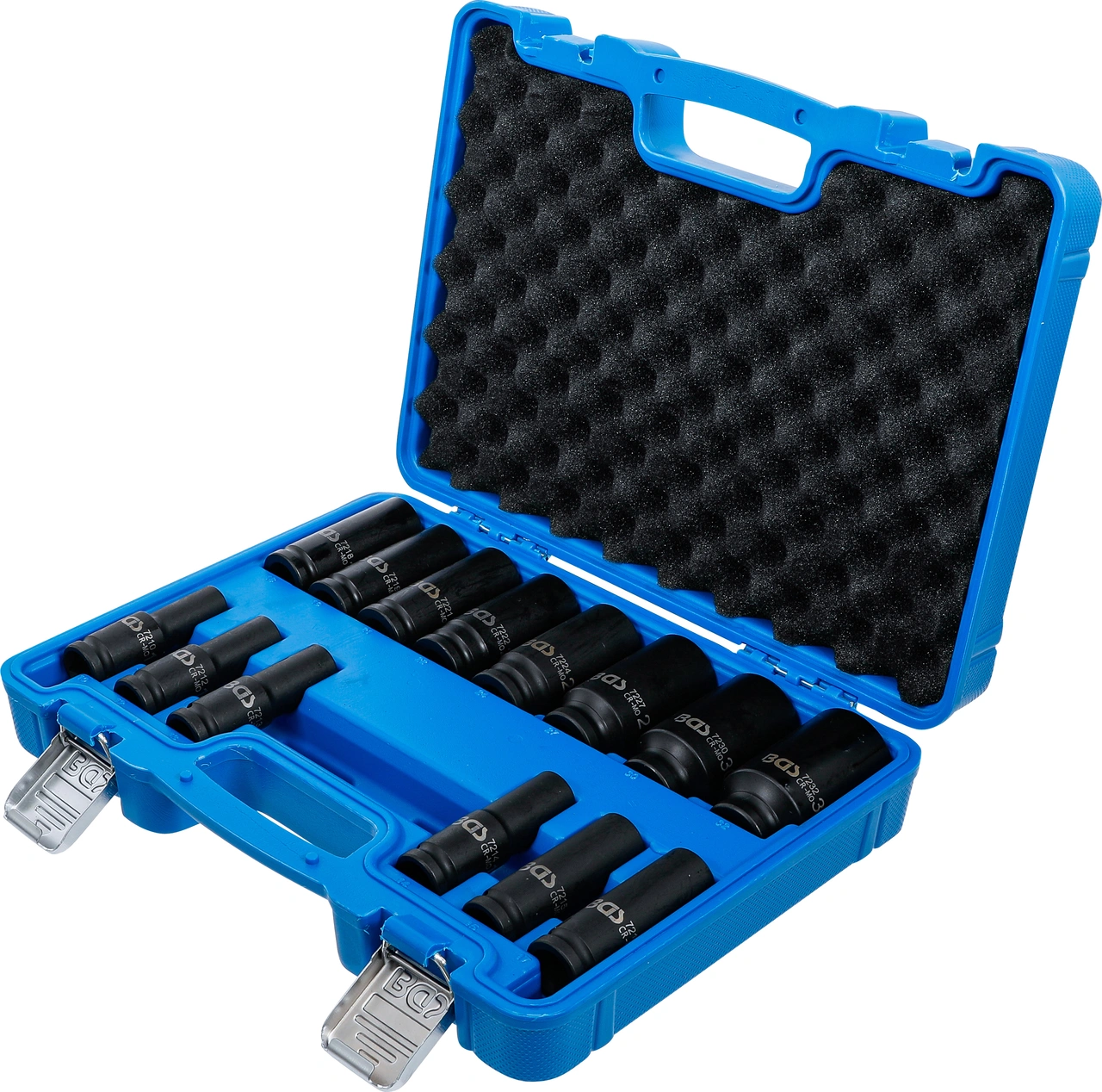 Krafthylsa-sats Sexkant | 12,5 mm (1/2") | 10 - 32 mm | 14 delar