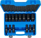 Krafthylsa-sats Sexkant | 12,5 mm (1/2") | 10 - 32 mm | 14 delar