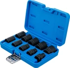 Krafthylsa-sats Sexkant | 12,5 mm (1/2") | 3/8 - 15/16" | Tumsstorlekar | 10 delar