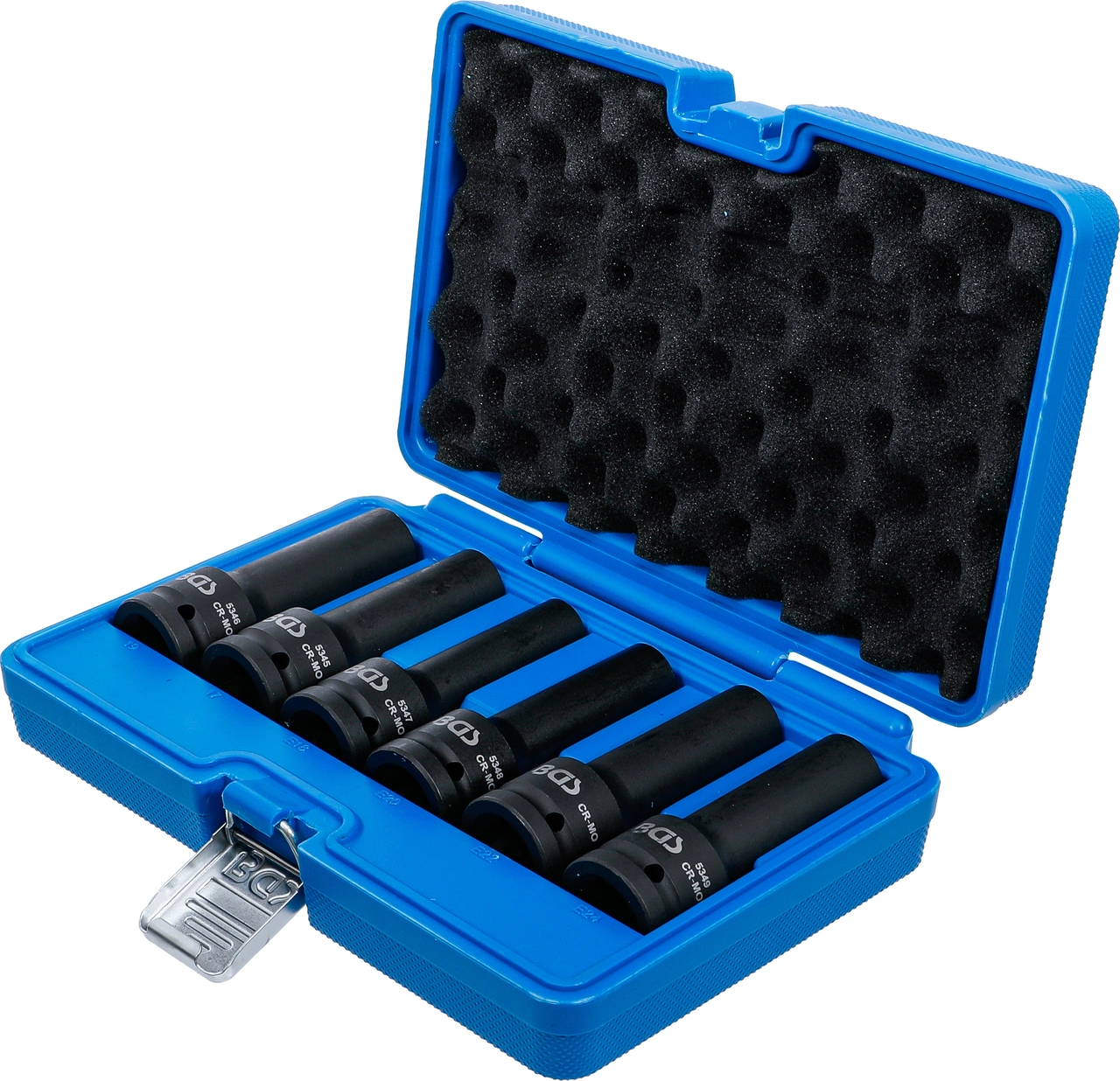 Krafthylsa-sats E-Profil, Tolvkant | 20 mm (3/4") | 6 delar