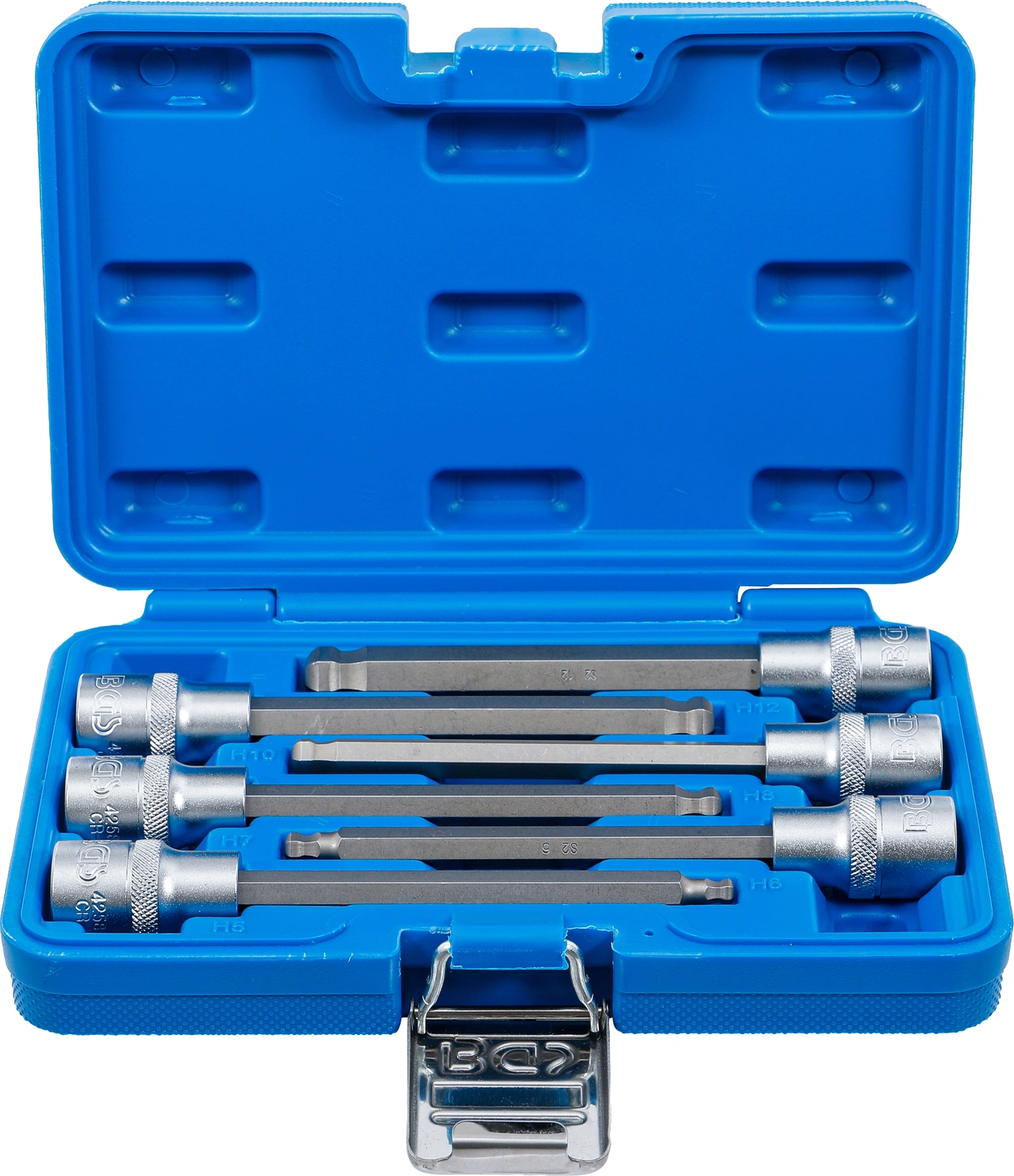 Bit-Insats-sats | 12,5 mm (1/2") | Inre sexkant med kulhuvud 5 - 12 mm | 6 delar