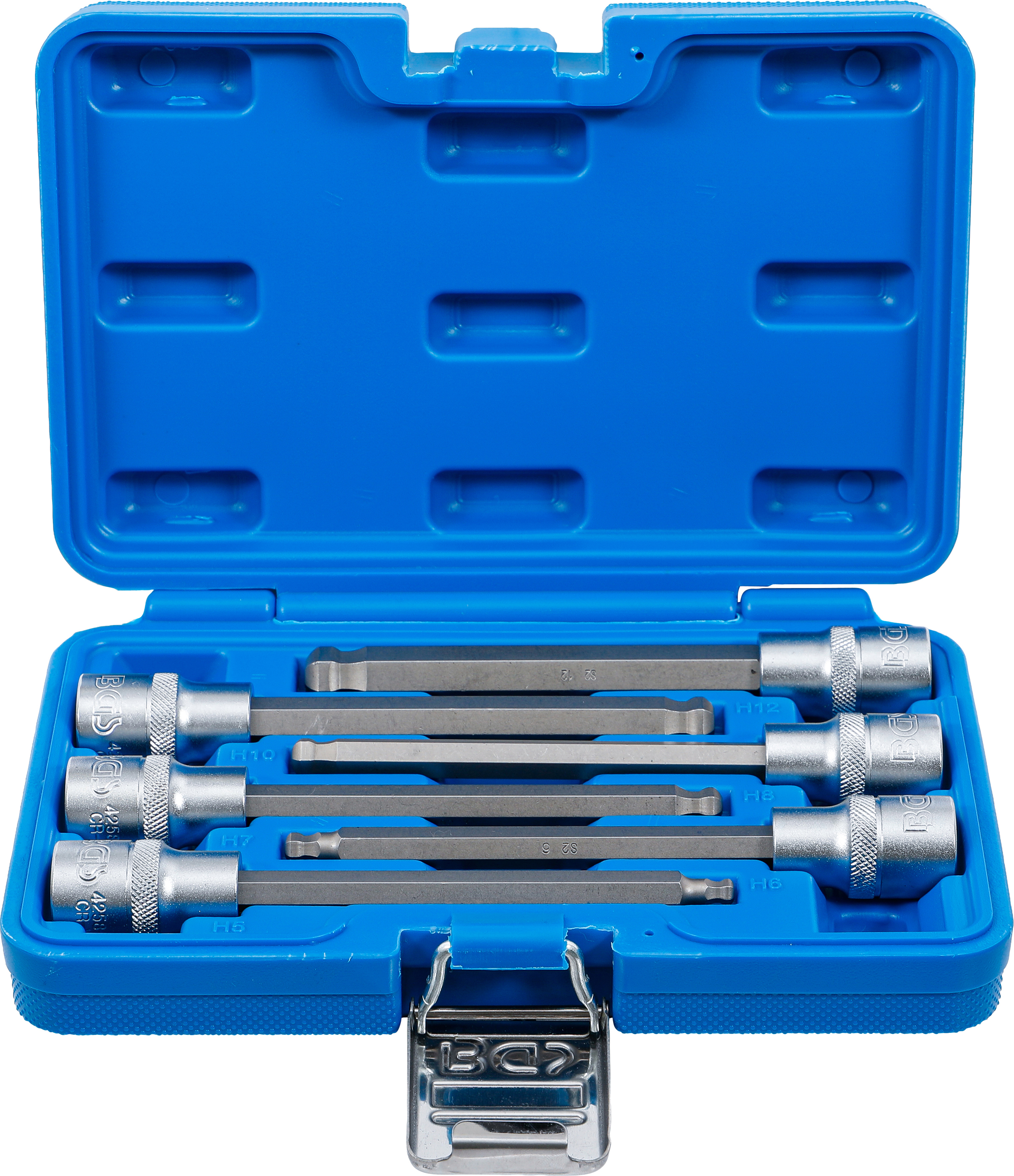 Bit-Insats-sats | 12,5 mm (1/2") | Inre sexkant med kulhuvud 5 - 12 mm | 6 delar