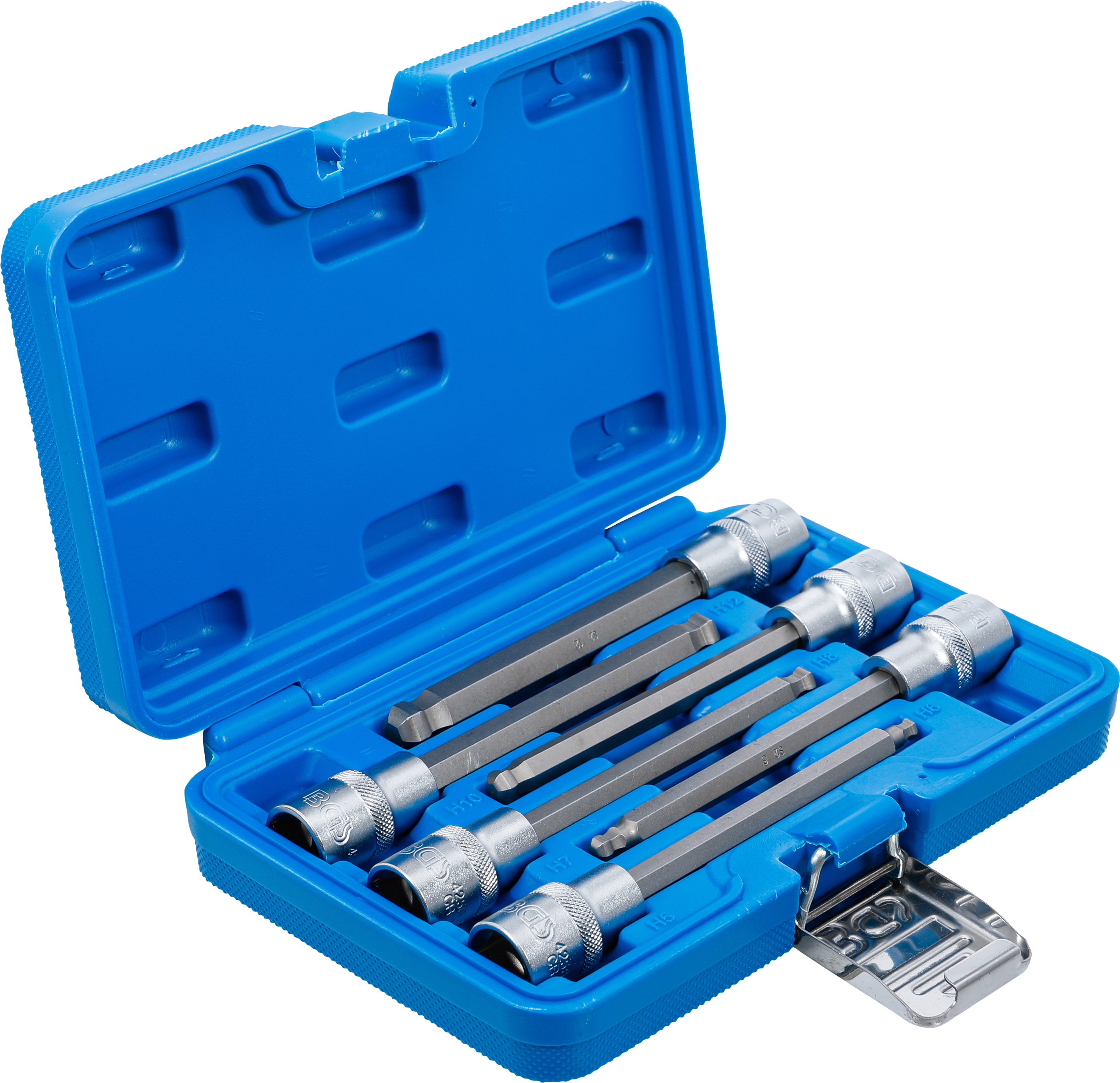 Bit-Insats-sats | 12,5 mm (1/2") | Inre sexkant med kulhuvud 5 - 12 mm | 6 delar