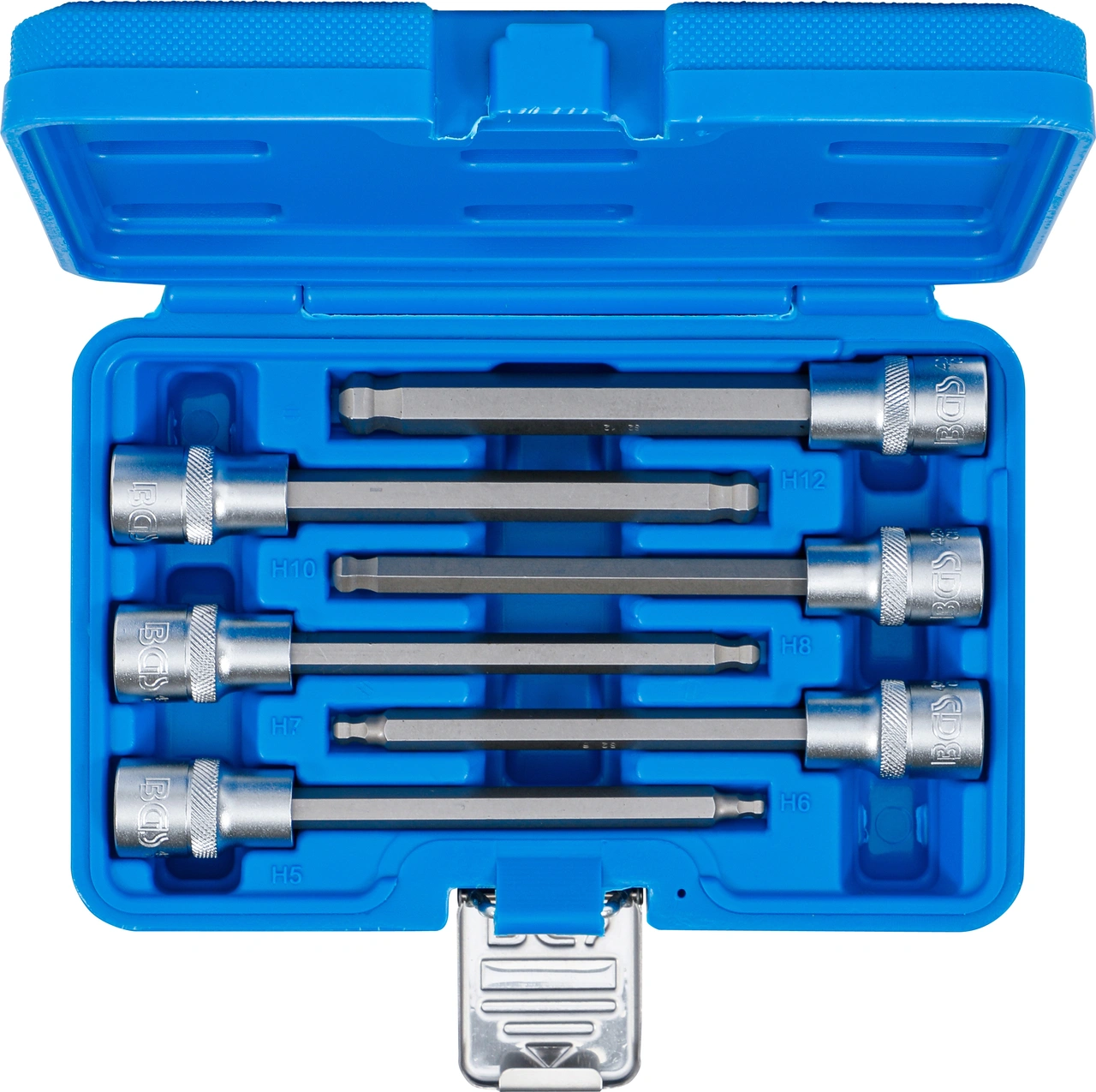 Bit-Insats-sats | 12,5 mm (1/2") | Inre sexkant med kulhuvud 5 - 12 mm | 6 delar