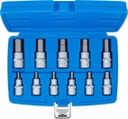 Bit-Insats-sats | 12,5 mm (1/2") | Inre sexkant 7/32" - 13/16" | Tumsstorlekar | 12 delar