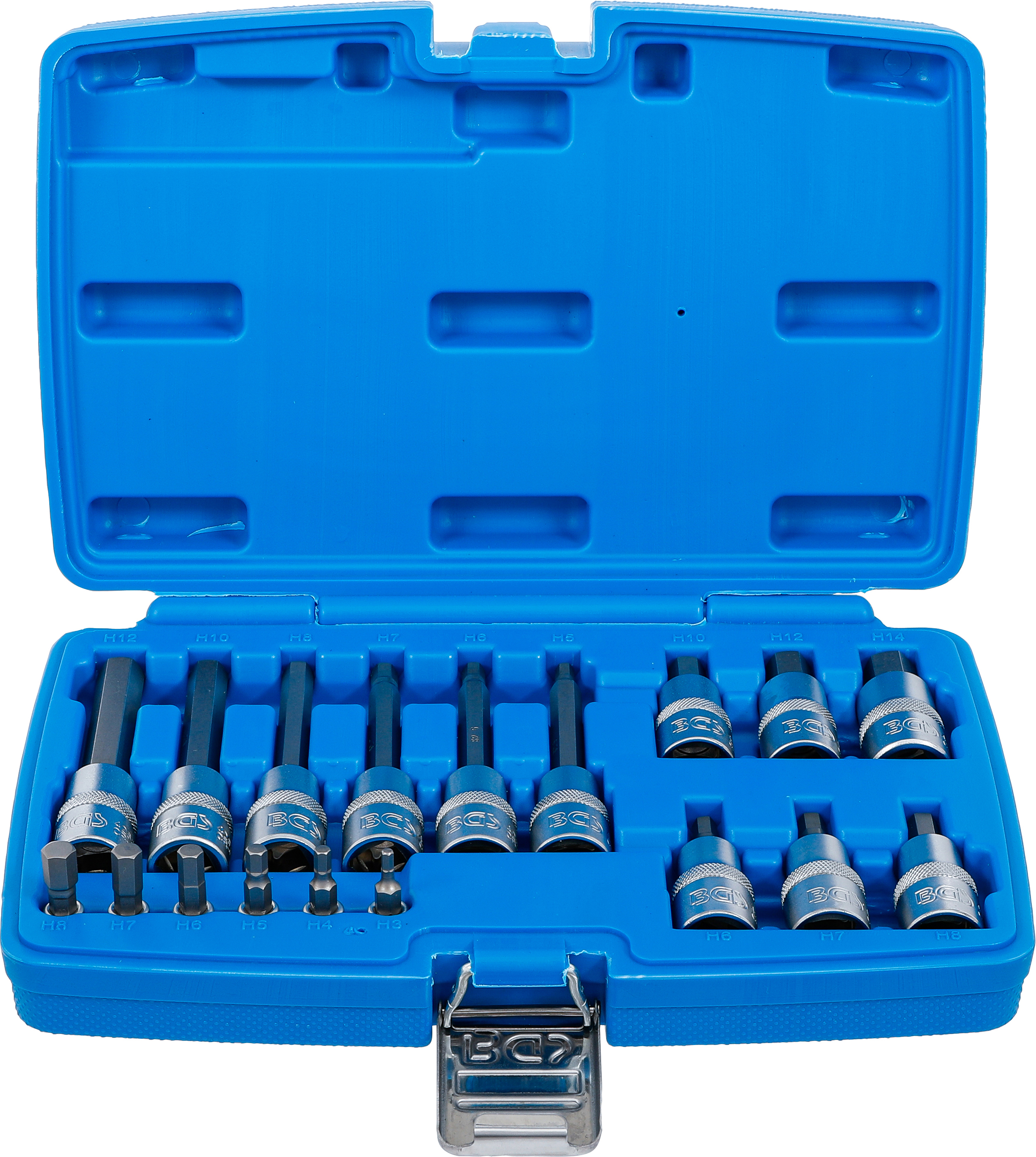 Bit-Insats-sats | 6,3 mm (1/4") / 12,5 mm (1/2") | Inre sexkant | 18 delar