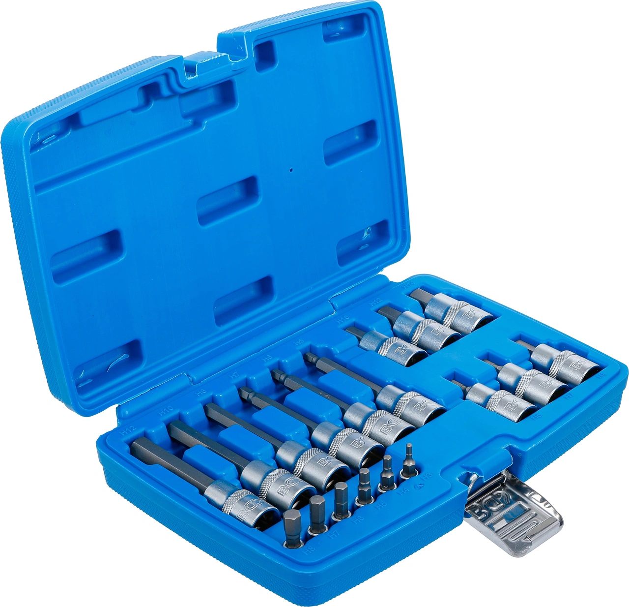 Bit-Insats-sats | 6,3 mm (1/4") / 12,5 mm (1/2") | Inre sexkant | 18 delar