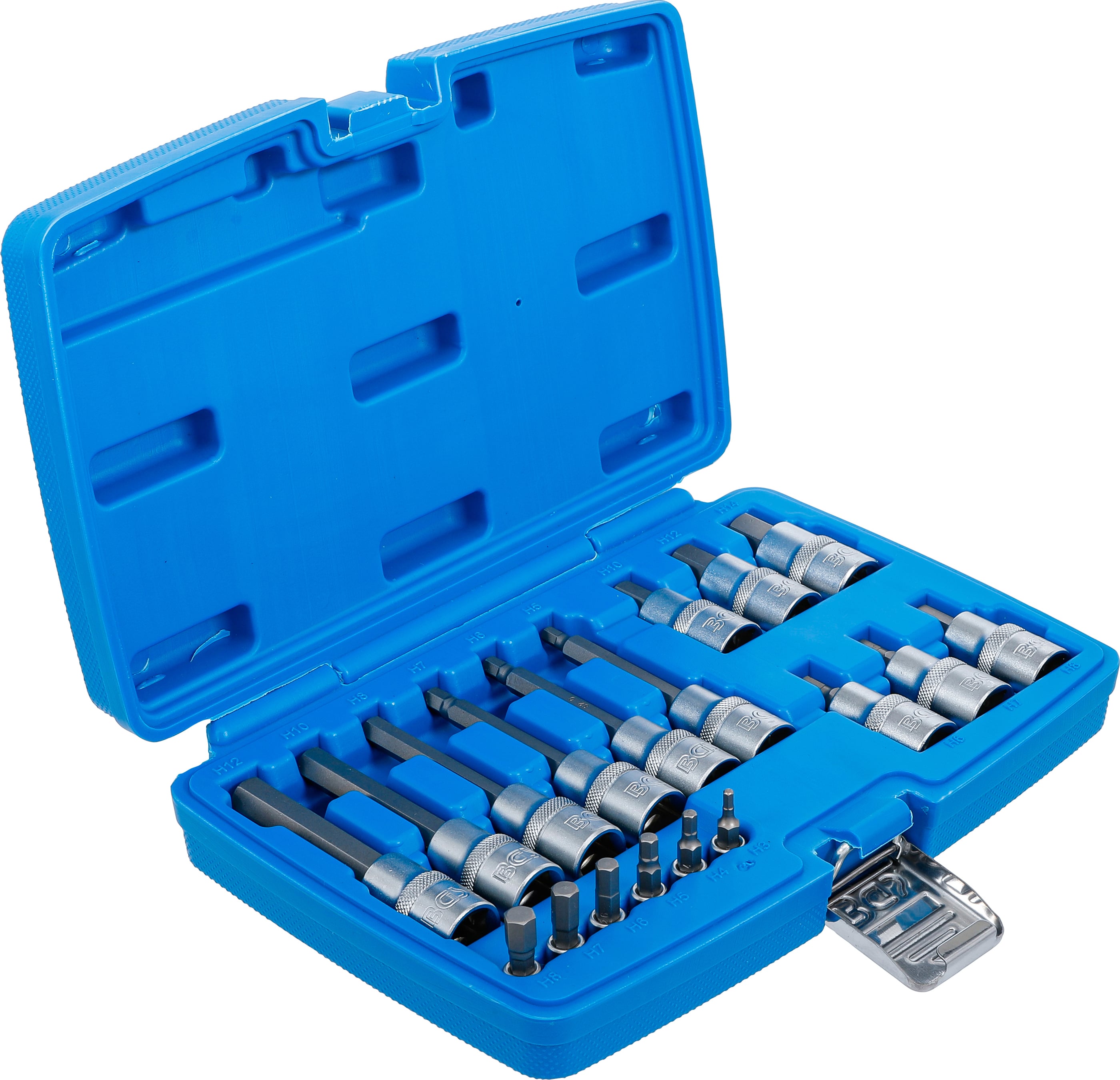 Bit-Insats-sats | 6,3 mm (1/4") / 12,5 mm (1/2") | Inre sexkant | 18 delar